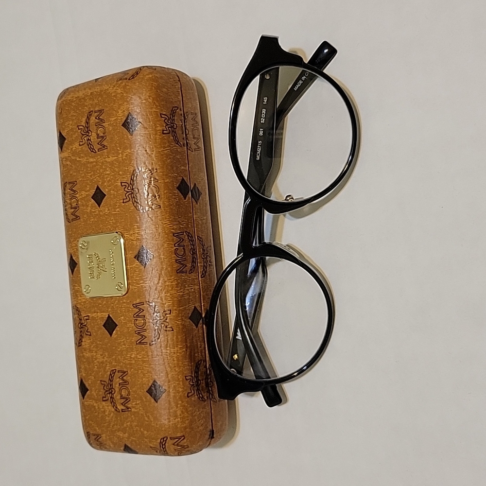 MCM Black Glasses Frames With Case And Cloth. Brand New!